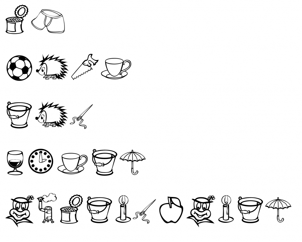 Abbildung mehrerer Symbole die eine Codesprache abbilden